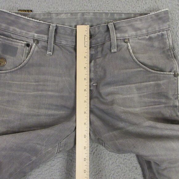 GStar Raw Denim Arc 3D Slim Jeans‎ Mens size 30x30 Gray Tapered Distressed - Picture 10 of 12